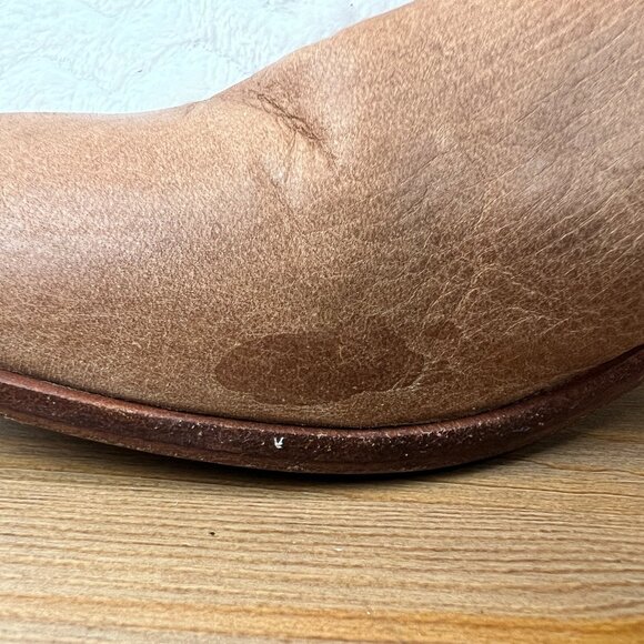 Vtg Womens Knee High Leather Riding Style Boots 1.5 Heel Sz 6.5 US- 37 EU Y2K - Picture 4 of 15